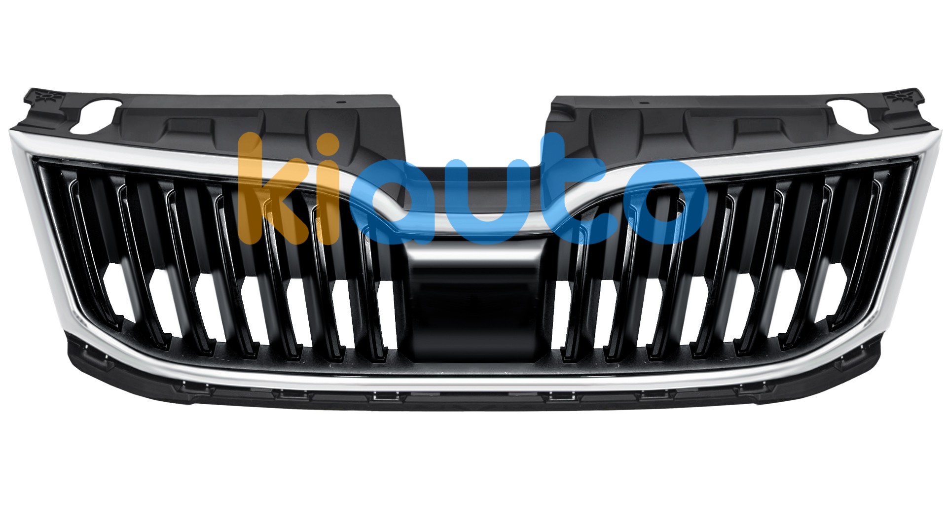 Grille skoda octavia 2017-2020 face avant / noire brillante / contour chromé OE 5E0853653C041