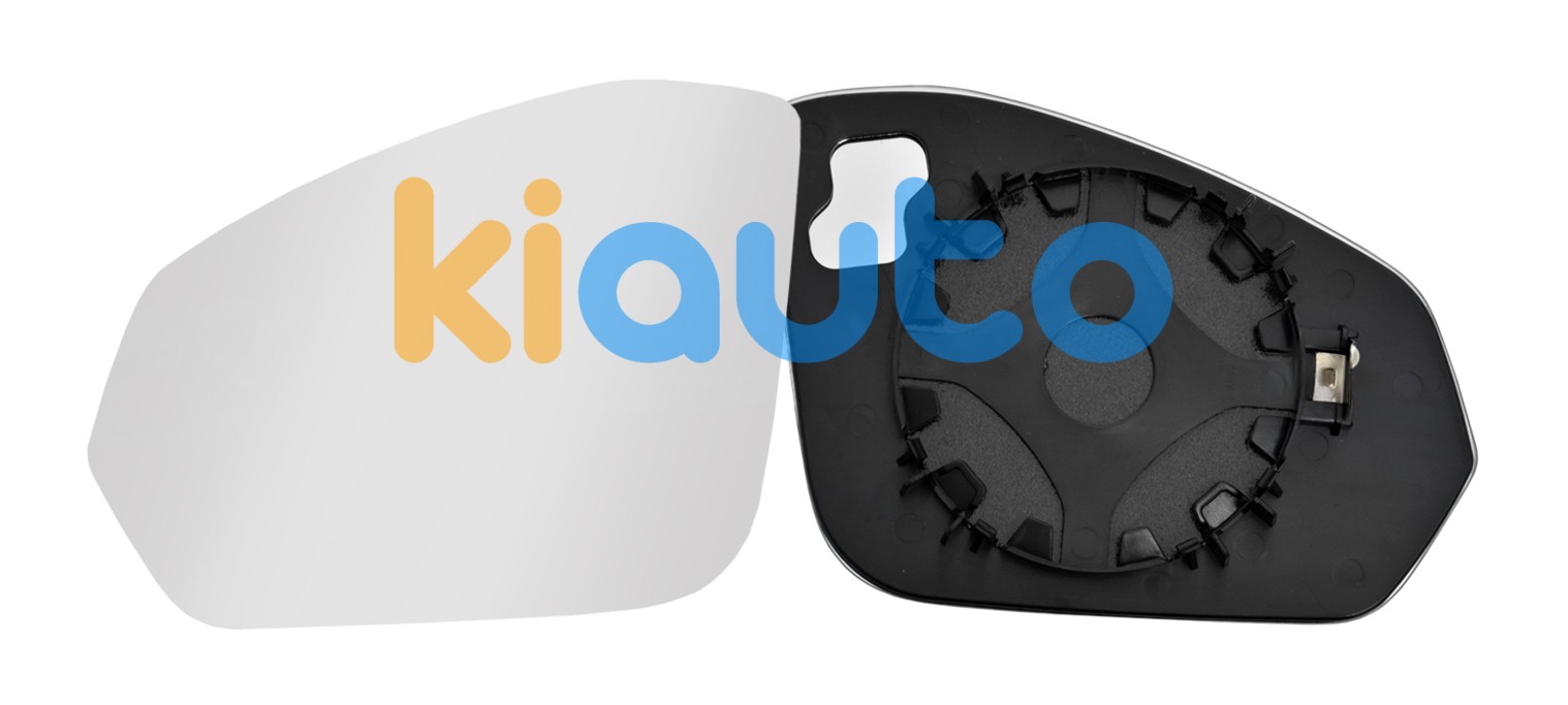 Verre de rétroviseur skoda fabia 2021-> avec support / convexe / gauche OE 6VA857521