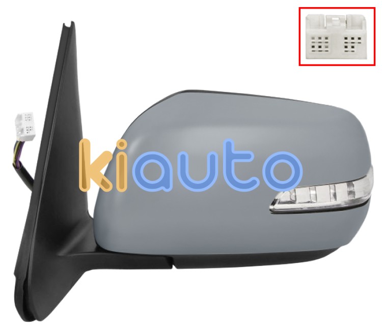 Rétroviseur suzuki grand vitara 2008-2013 éléctrique / chauffant / feu clignotant / rabattable éléctriquement / avec appret / gauche OE 84702-78K30-ZJ3 / 84702-78K60-ZJ3 / 36410-78K00-000