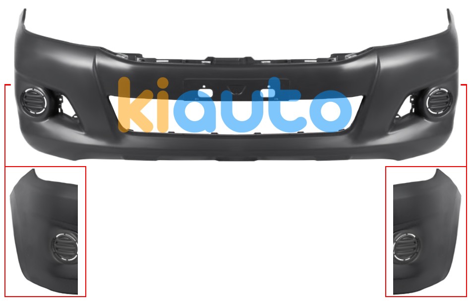521190K290 | Pare-chocs TOYOTA Hilux 2011-2016 Avant Pare-chocs toyota hilux 2011-2016 avant / sans moulure aile / sans grille OE 521190K290