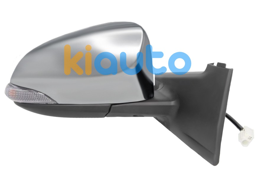 Rétroviseur toyota yaris 2011-2014 éléctrique / feu clignotant / chromé / droit OE 87908-0D591 / 81731-0D080 / 87910-0D590