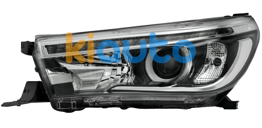 810700K710 / 81070-0K710 | Phare avant TOYOTA Hilux 2016-2021 Gauche Phare avant toyota hilux 2016-2021 base noire / gauche OE 810700K710 / 81070-0K710