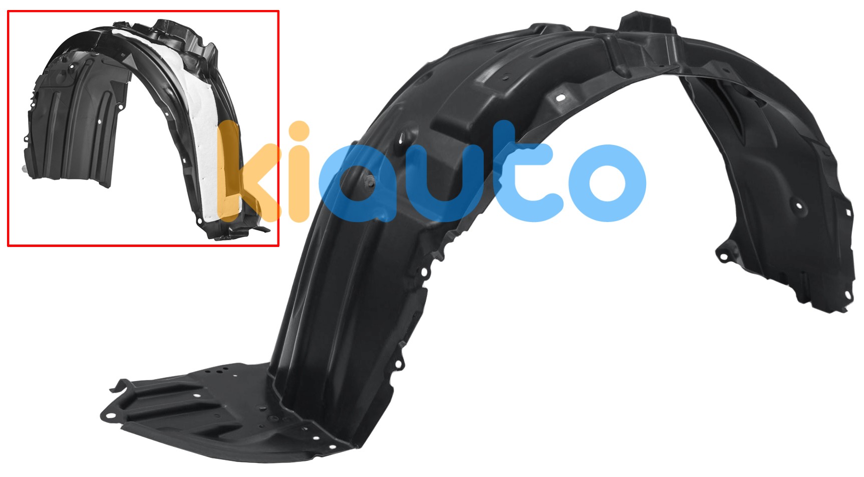 Pare-boue toyota c-hr 2020-2023 avant / avec insonorisation / gauche OE 53876F4021 / 53876F4110
