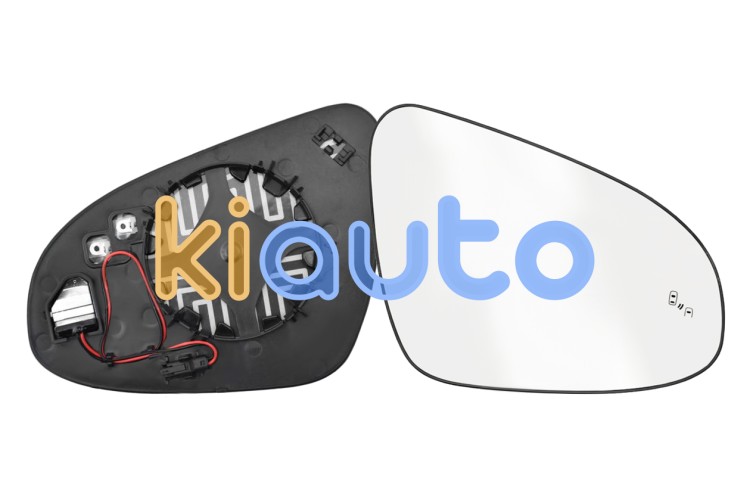 Verre de rétroviseur toyota c-hr 2016-2020 avec support / chauffant / side assist / convexe / droit OE 87931F4030