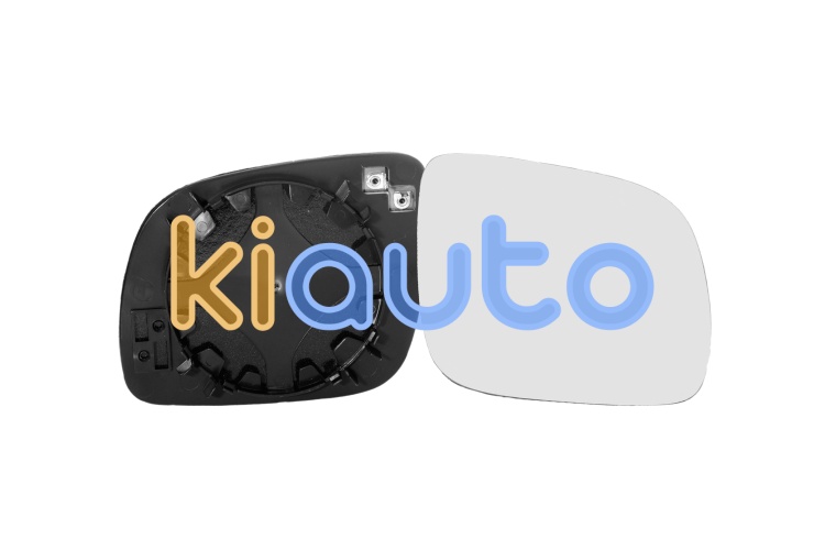 Verre de rétroviseur volkswagen polo 1999-2001 avec support / chauffant / convexe / petit / droit