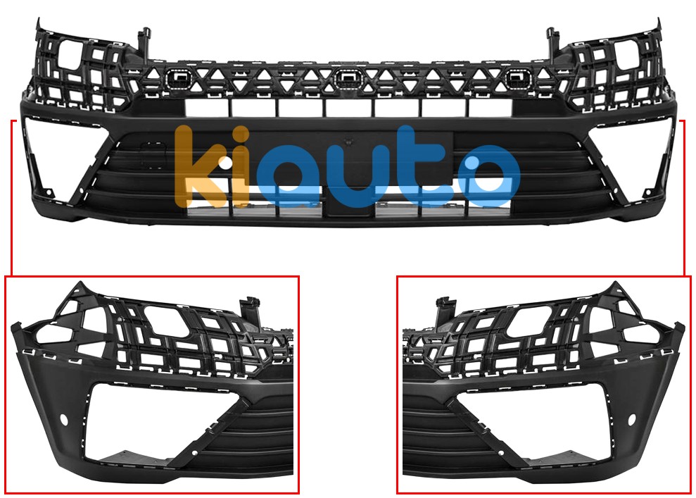 7C0807217A9B9 | Pare-chocs VOLKSWAGEN Crafter 2017-2025 Avant Pare-chocs volkswagen crafter 2017-> avant / inférieur / avec capteur / avec park assist OE 7C0807217A9B9