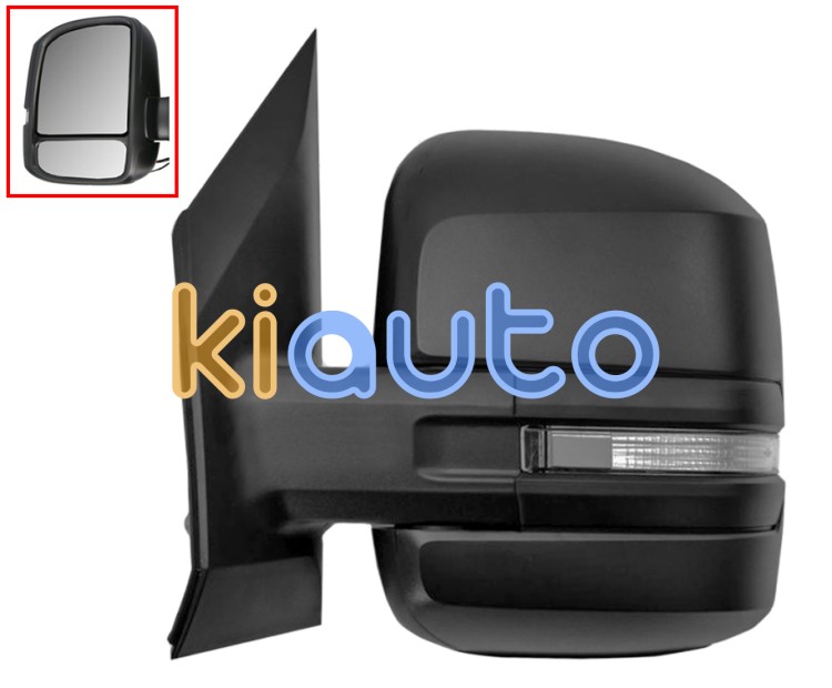 Rétroviseur volkswagen crafter 2017-> bras court / manuel / feu clignotant / gauche OE 7C1857407J9B9 / 7C1857407N9B9 / 7C1949101A