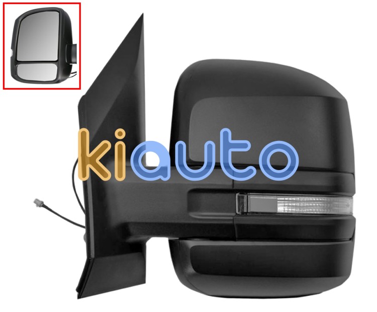 Rétroviseur volkswagen crafter 2017-> bras court / manuel / feu clignotant / antenne / gauche OE 7C1857407A9B9 / 7C1949101A / 7C0857603A9B9