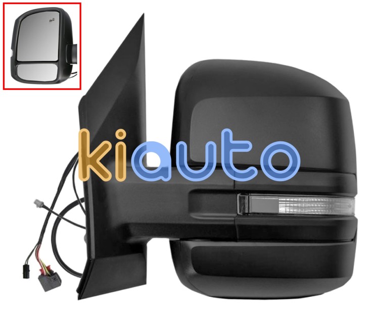 Rétroviseur volkswagen crafter 2017-> bras court / éléctrique / chauffant / rabattable éléctriquement / feu clignotant / side assist / antenne / gauche OE 7C1857407C9B9 / 7C1949101A / 7C08575279B9