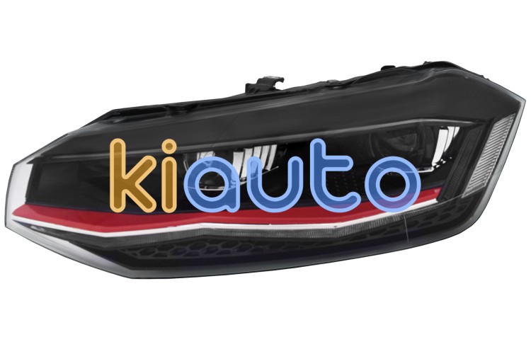 Phare avant volkswagen polo 2017-2021 full led / détail rouge / gauche OE 2G1941773A