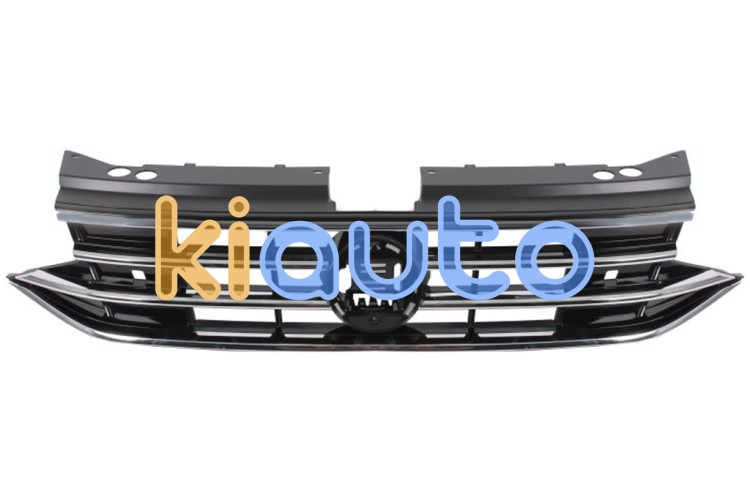 Grille volkswagen tiguan 2020-2024 face avant / noire brillante / avec moulure chromée / allspace OE 5NN853651SZLL