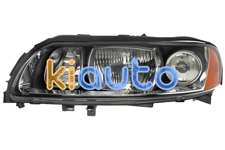 Phare avant volvo s60 2005-2010 base noire / avec moteur / gauche OE 30648198 / 30698825