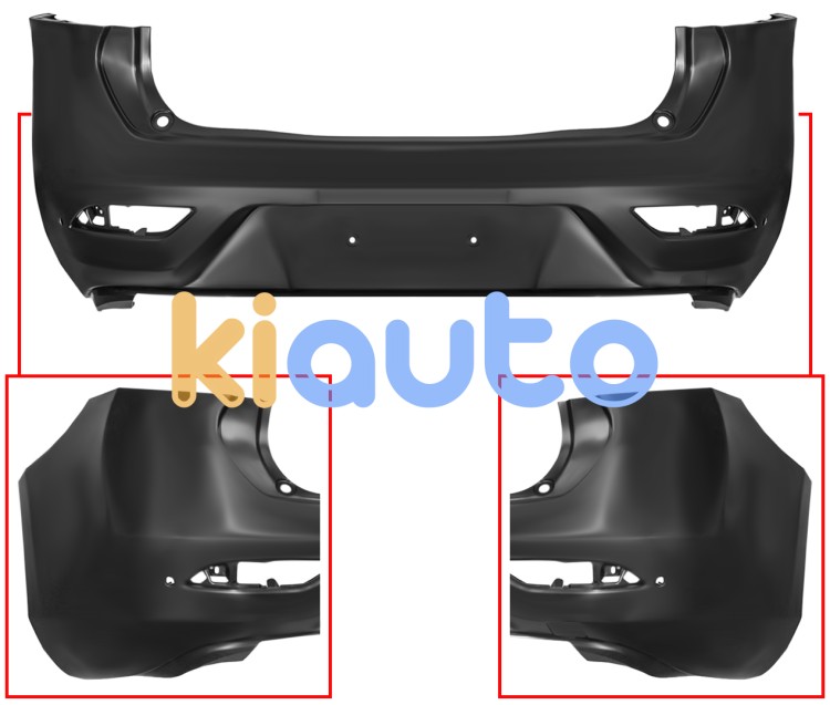 Pare-chocs volvo v40 2012-2016 arrière / avec capteur OE 39820426