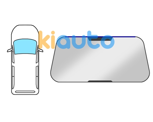  | Joint d'étanchéité pare-brise seat alhambra 2001-2010 avant / supérieur | Kiauto