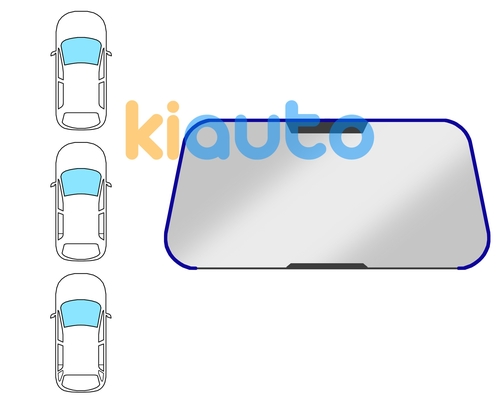  | Joint d'étanchéité pare-brise opel astra f 1991-1994 3/4/5 portes / break / avant / forme en u | Kiauto