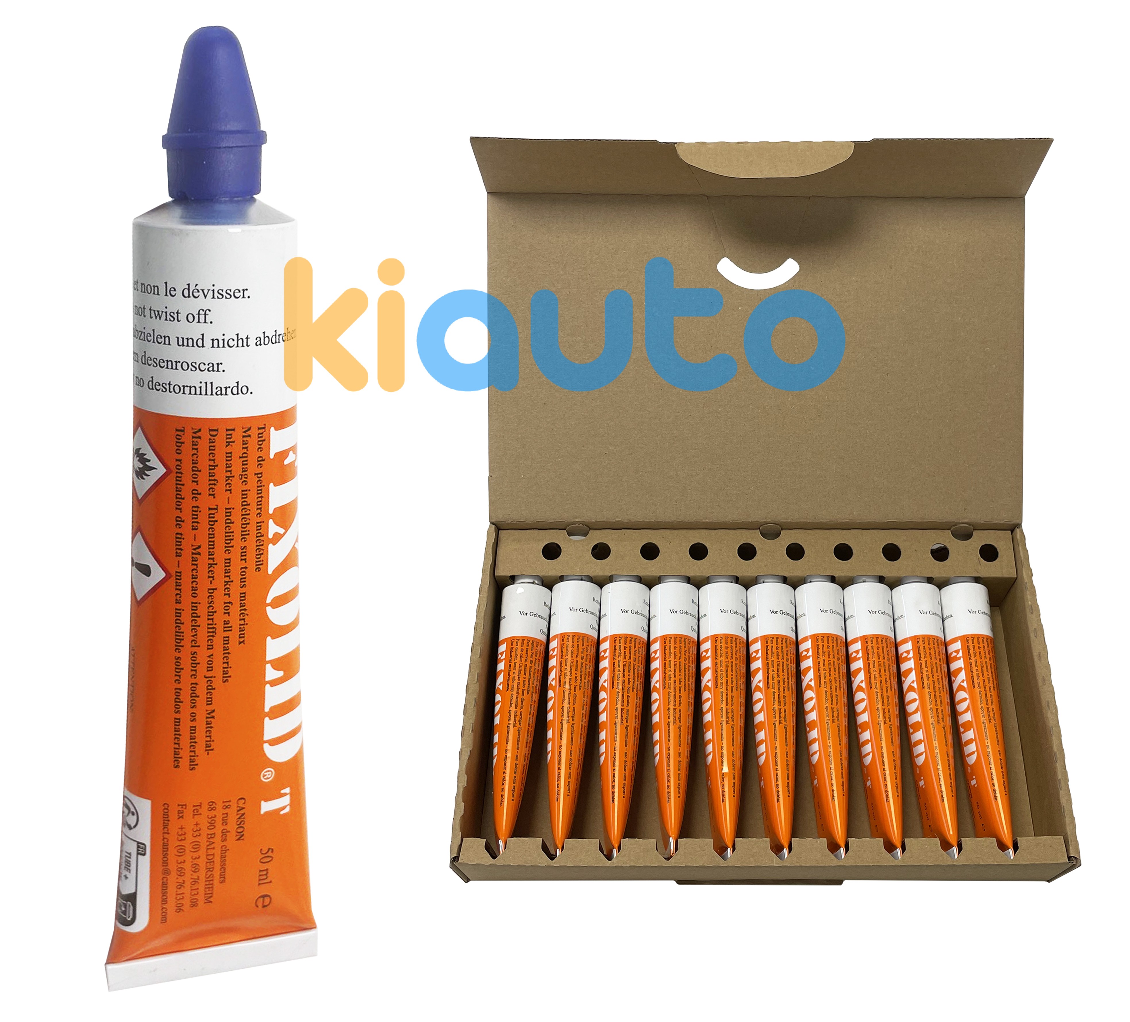 Fixolid – marqueur à peinture 10 pièces - bleu