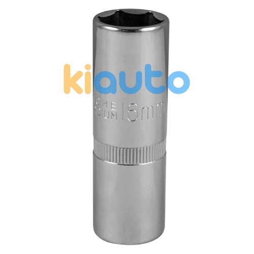 Douilles de bugie 16mm, chrome Douilles de bugie 16mm, chrome