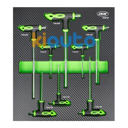 Coffret de 8 clés torx poignotée Coffret de 8 clés torx poignotée