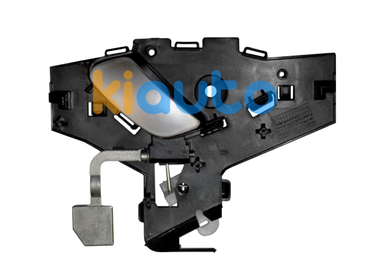 Poignée de porte interieure citroen c5 2000-2005 avec levier argent / base noire / avant droite OE 9143H8
