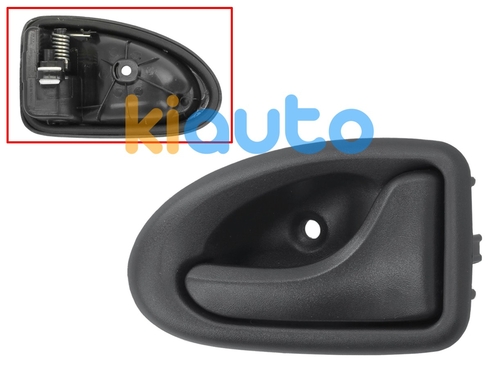 8200733848 | Poignée de porte interieure opel movano 1998-2003 pour tige / noire / avant droite | Kiauto