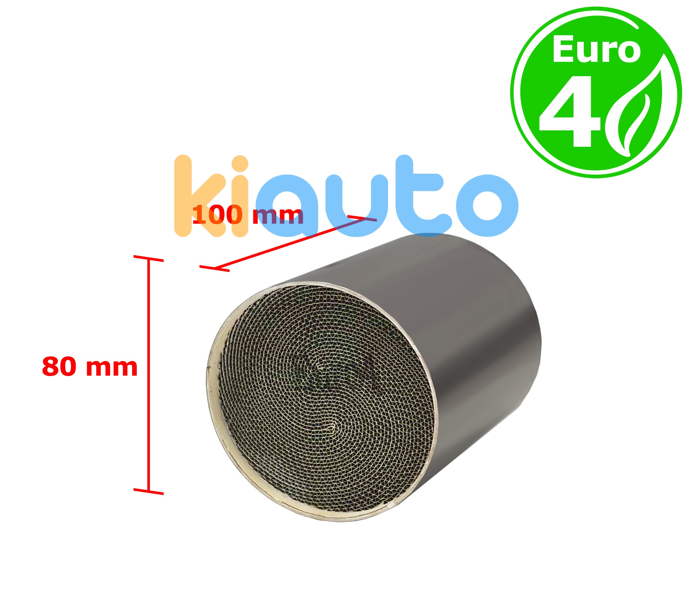 Intérieur métalique euro 4 essence / diesel rond bouche 80mm diamètre x 100mm longeur Intérieur métalique euro 4 essence / diesel rond bouche 80mm diamètre x 100mm longeur