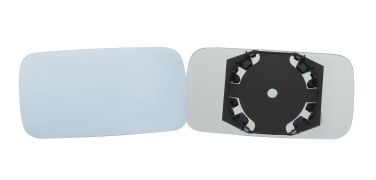 VERRE DE RÉTROVISEUR ALFA ROMEO 146 1994-2000 AVEC SUPPORT / CONVEXE / BLEU / GAUCHE