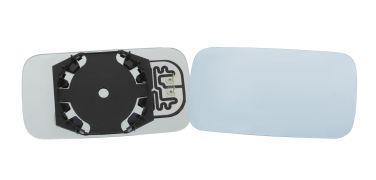VERRE DE RÉTROVISEUR ALFA ROMEO 146 1994-2000 AVEC SUPPORT / CHAUFFANT / CONVEXE / BLEU / DROIT