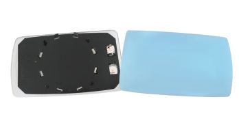 VERRE DE RÉTROVISEUR ALFA ROMEO 155 1992-1997 AVEC SUPPORT / CHAUFFANT / CONVEXE / BLEU / DROIT
