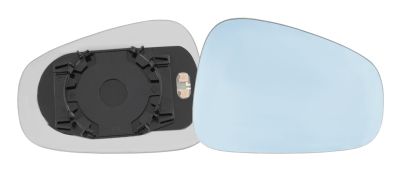 VERRE DE RÉTROVISEUR ALFA ROMEO MITO 2008-2016 AVEC SUPPORT / CONVEXE / BLEU / DROIT