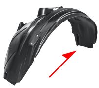 PARE-BOUE ALFA ROMEO 159 2008-2011 AVANT GAUCHE