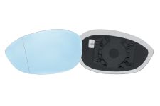 VERRE DE RÉTROVISEUR ALFA ROMEO BRERA 2006-2010 AVEC SUPPORT / CHAUFFANT / ASPHÉRIQUE / BLEU / GAUCHE