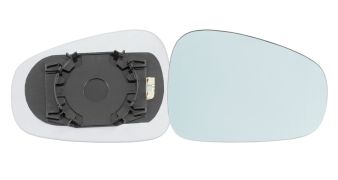 VERRE DE RÉTROVISEUR ALFA ROMEO GIULIETTA 2010-2016 AVEC SUPPORT / CHAUFFANT / CONVEXE / BLEU / DROIT