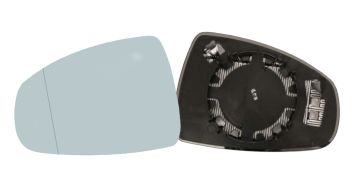 VERRE DE RÉTROVISEUR AUDI A1 2010-2014 AVEC SUPPORT / CHAUFFANT / ASPHÉRIQUE / GAUCHE