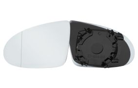 VERRE DE RÉTROVISEUR AUDI A2 2002-2006 AVEC SUPPORT / ASPHÉRIQUE / GAUCHE