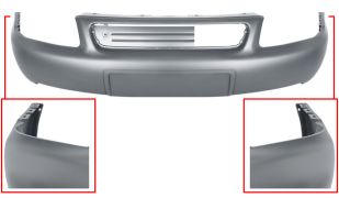 PARE-CHOCS AUDI A3 2000-2003 RESTYLING AVANT / AVEC APPRET