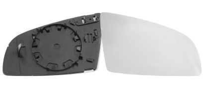 VERRE DE RÉTROVISEUR AUDI A4 2001-2005 AVEC SUPPORT / CHAUFFANT / CONVEXE / DROIT