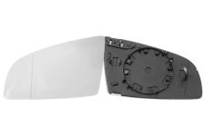 VERRE DE RÉTROVISEUR AUDI A3 2003-2005 AVEC SUPPORT / CHAUFFANT / ASPHÉRIQUE / GAUCHE