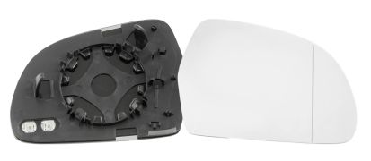 VERRE DE RÉTROVISEUR AUDI A5 2007-2011 AVEC SUPPORT / CHAUFFANT / ASPHÉRIQUE / DROIT