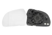 VERRE DE RÉTROVISEUR AUDI A3 2008-2010 AVEC SUPPORT / CHAUFFANT / ASPHÉRIQUE / GAUCHE