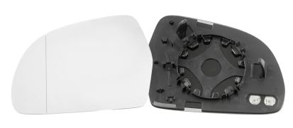 VERRE DE RÉTROVISEUR AUDI A5 2007-2011 AVEC SUPPORT / CHAUFFANT / ASPHÉRIQUE / GAUCHE