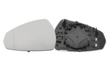 VERRE DE RÉTROVISEUR AUDI A3 2016-2020 3/4/5 PORTES / AVEC SUPPORT / CHAUFFANT / ASPHÉRIQUE / GAUCHE