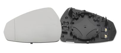 VERRE DE RÉTROVISEUR AUDI A3 2012-2016 3/4/5 PORTES / AVEC SUPPORT / CHAUFFANT / ASPHÉRIQUE / GAUCHE