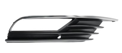 GRILLE AUDI A3 2012-2016 4 PORTES / CABRIOLET / PARE-CHOCS AVANT / AVEC ANTIBROUILLARDS / MOULURE CHROMÉE / DROIT