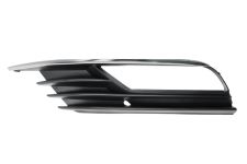 GRILLE AUDI A3 2012-2016 4 PORTES / CABRIOLET / PARE-CHOCS AVANT / AVEC ANTIBROUILLARD / MOULURE CHROMÉE / GAUCHE