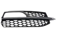 GRILLE AUDI A3 2012-2016 3/4/5 PORTES / CABRIOLET / MODÈLE S3 / PARE-CHOCS AVANT / AVEC ANTIBROUILLARD / MOULURE GRIS ARGENT / DROITE