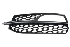 GRILLE AUDI A3 2012-2016 3/4/5 PORTES / CABRIOLET / MODÈLE S3 / PARE-CHOCS AVANT / AVEC ANTIBROUILLARD / MOULURE GRIS ARGENT / GAUCHE