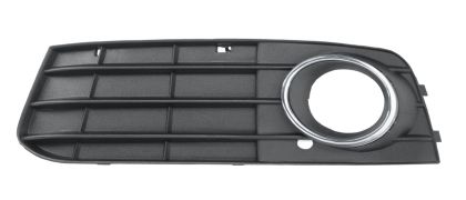 GRILLE AUDI A4 2007-2012 PARE-CHOCS AVANT / AVEC ANTIBROUILLARD / AVEC ENJOLIVEUR CHROMÉ / GAUCHE