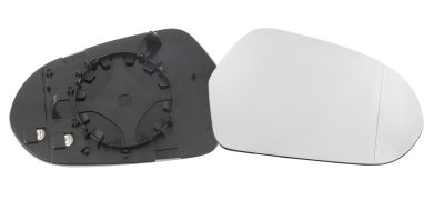 VERRE DE RÉTROVISEUR AUDI A6 2011-2014 AVEC SUPPORT / CHAUFFANT / ASPHÉRIQUE / DROIT