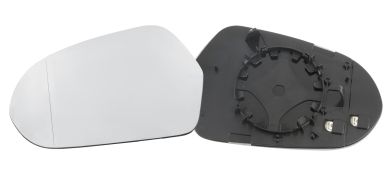 VERRE DE RÉTROVISEUR AUDI A6 2011-2014 AVEC SUPPORT / CHAUFFANT / ASPHÉRIQUE / GAUCHE