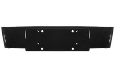 SUPPORT PLAQUE IMMATRICULATION AUDI Q7 2009-2015 PARE-CHOCS AVANT / NOIR BRILLANT